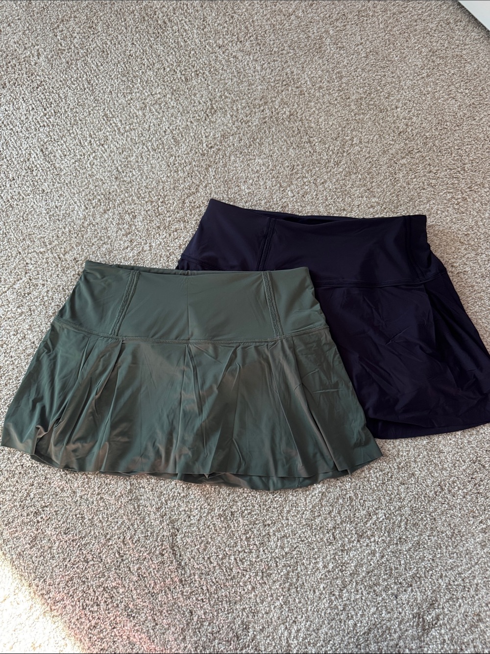 Set of two Lululemon tennis skirts